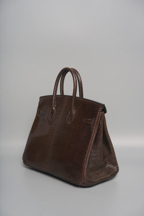 Hermes Birkin 25 in Ebene Lizard Phw
