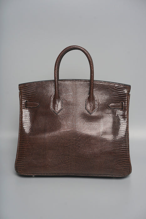Hermes Birkin 25 in Ebene Lizard Phw