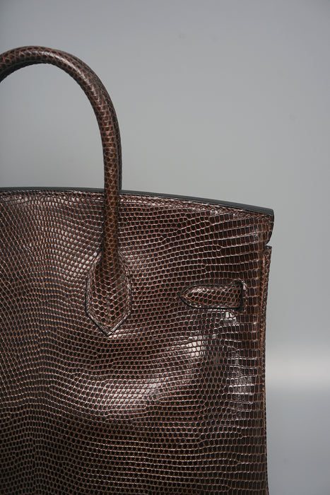 Hermes Birkin 25 in Ebene Lizard Phw