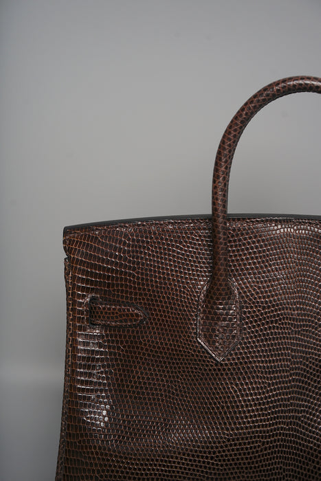 Hermes Birkin 25 in Ebene Lizard Phw