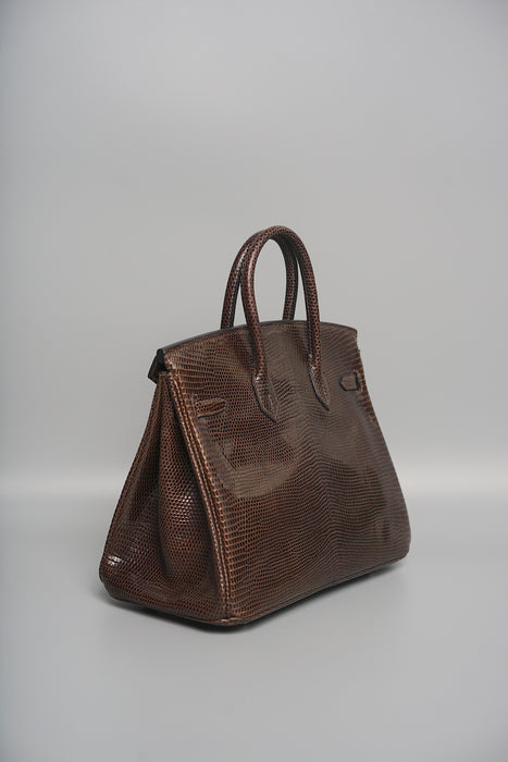 Hermes Birkin 25 in Ebene Lizard Phw