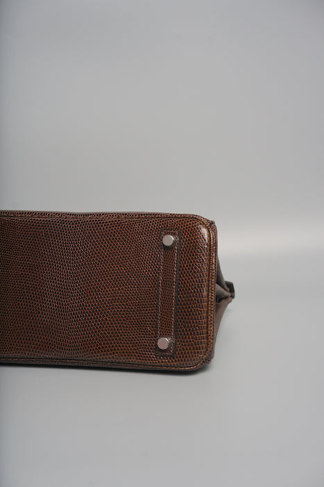 Hermes Birkin 25 in Ebene Lizard Phw