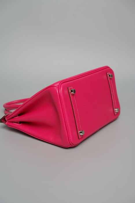 Hermes Birkin 25 Retourne in Rose Tyrein Epsom Phw
