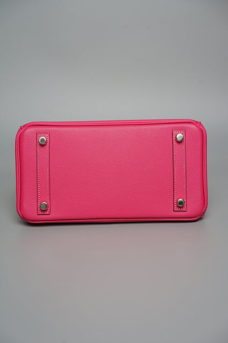 Hermes Birkin 25 Retourne in Rose Tyrein Epsom Phw