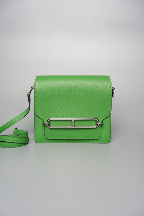 Hermes Mini Roulis in Vert Yucca/Vert Fizz Phw