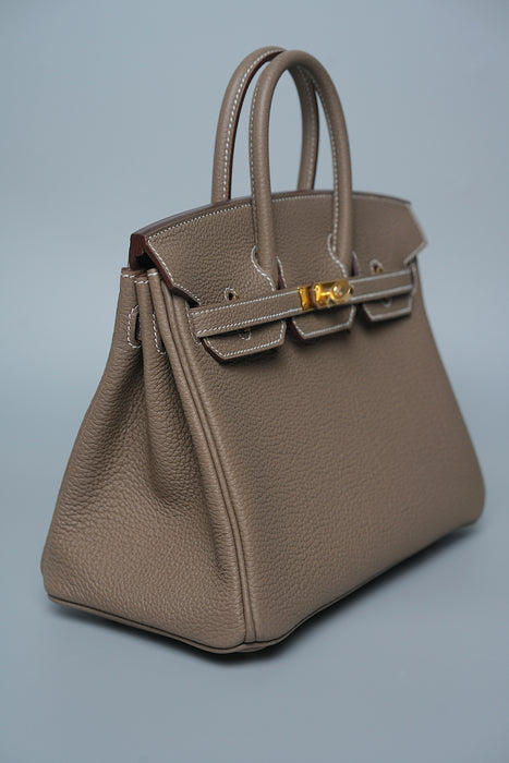 Hermes Birkin 25 in Etoupe Togo Ghw (Brand New)