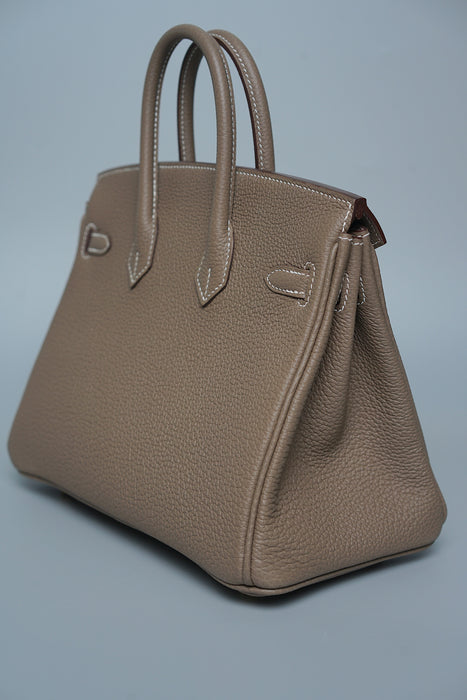 Hermes Birkin 25 in Etoupe Togo Ghw (Brand New)