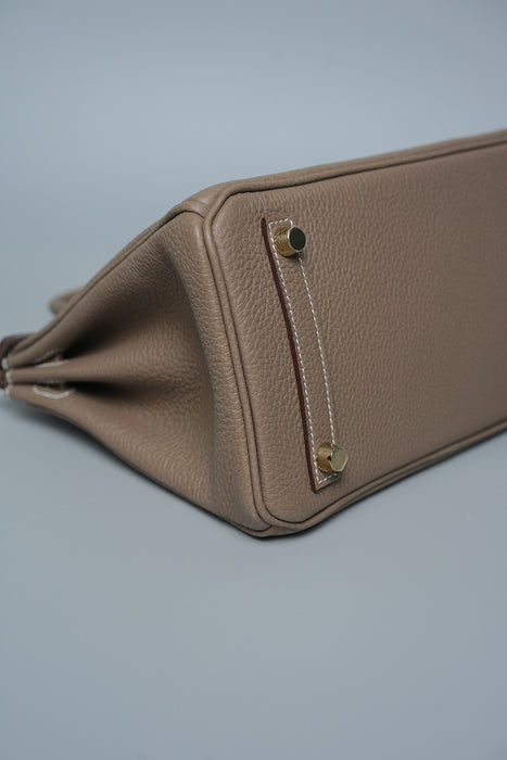 Hermes Birkin 25 in Etoupe Togo Ghw (Brand New)