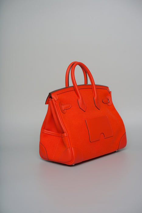 Hermes Birkin 25 Cargo in Orange Field Phw (Brand New)