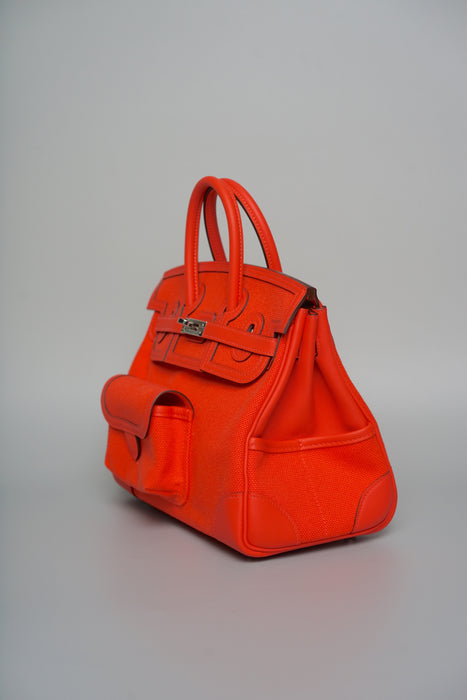 Hermes Birkin 25 Cargo in Orange Field Phw (Brand New)