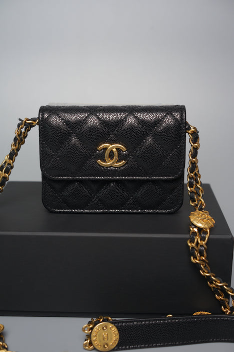 Chanel Twist Your Buttons Wallet with Chain (Brand New)