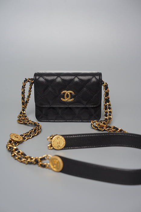 Chanel Twist Your Buttons Wallet with Chain (Brand New)