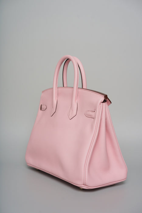 Hermes Birkin 25 in Sakura Swift Ghw (Brand New)
