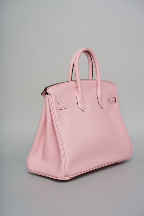 Hermes Birkin 25 in Sakura Swift Ghw (Brand New)