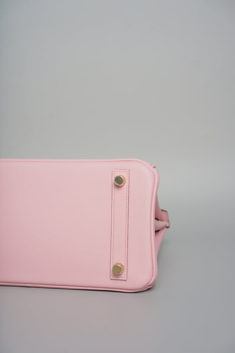 Hermes Birkin 25 in Sakura Swift Ghw (Brand New)