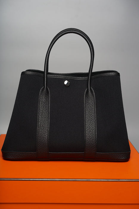 Hermes Garden Party 30 in Noir Phw