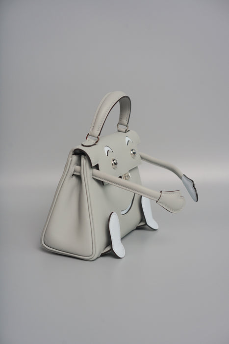 Hermes Kelly Dole in Glacier/Bleu Brume Phw (Brand New)