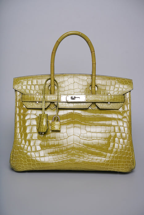 Hermes Birkin 30 in Vert Anis Phw