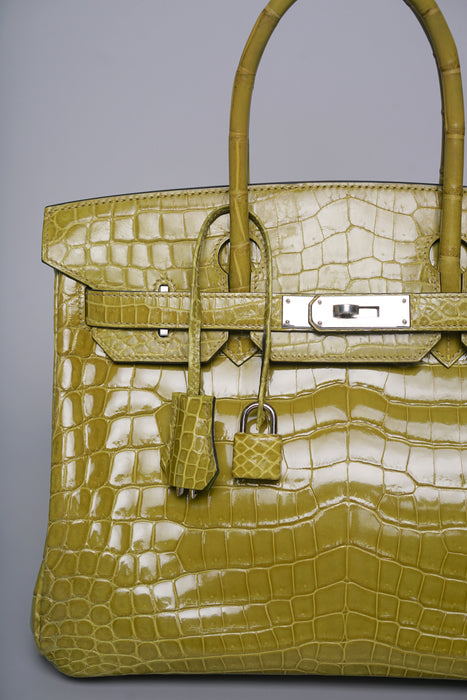 Hermes Birkin 30 in Vert Anis Phw