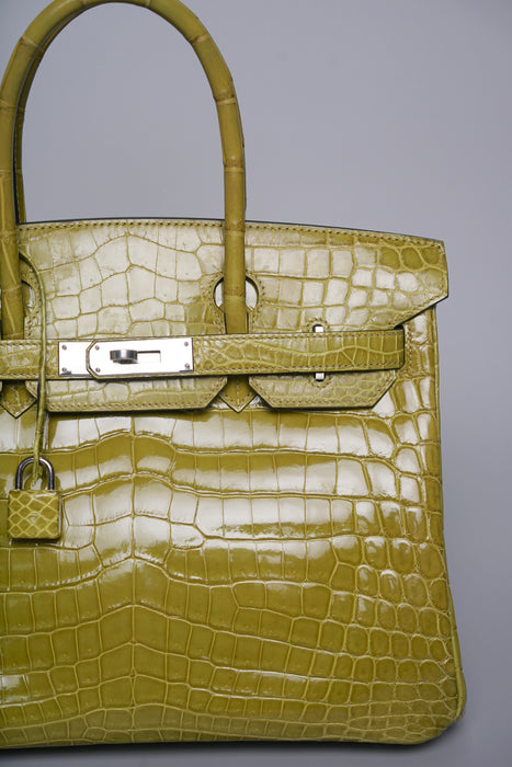 Hermes Birkin 30 in Vert Anis Phw