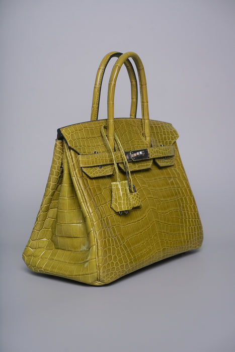 Hermes Birkin 30 in Vert Anis Phw