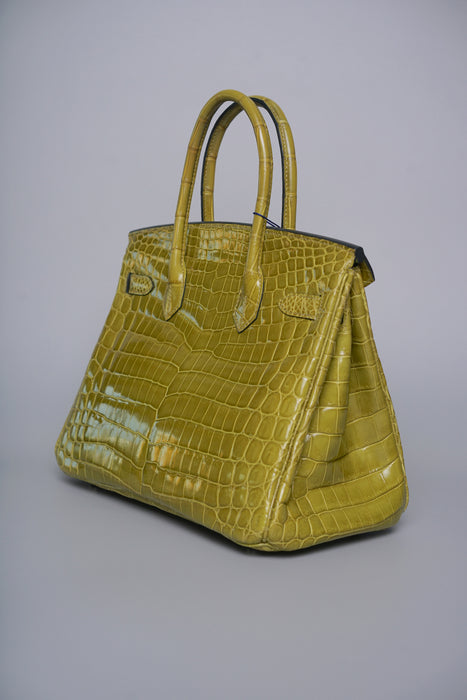 Hermes Birkin 30 in Vert Anis Phw
