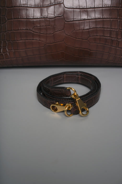 Hermes Kelly 32 Havana Matte Niloticus Ghw