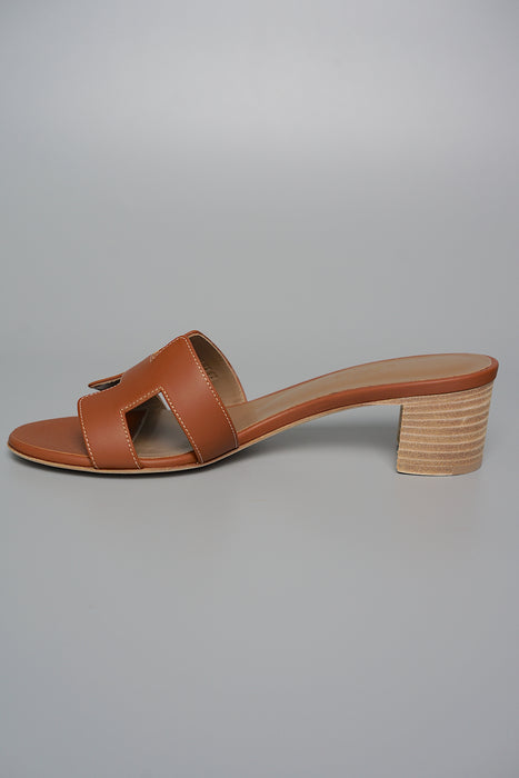 Hermes Oasis Sandals in Gold Size 37 (Brand New)