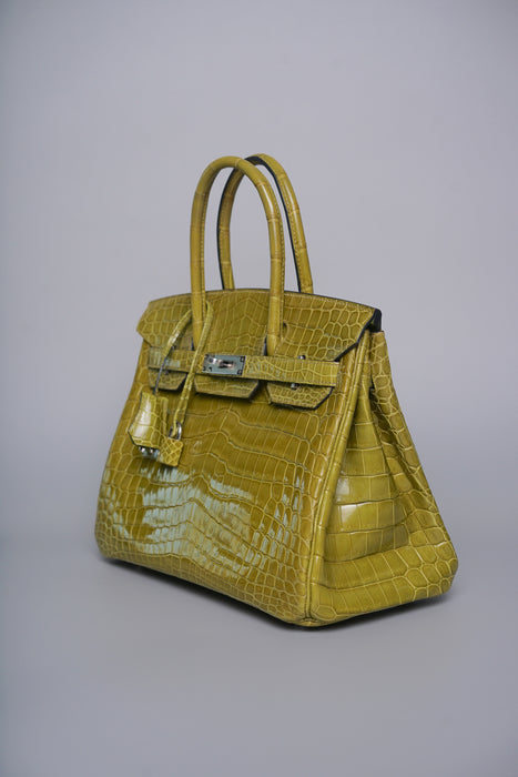 Hermes Birkin 30 in Vert Anis Phw