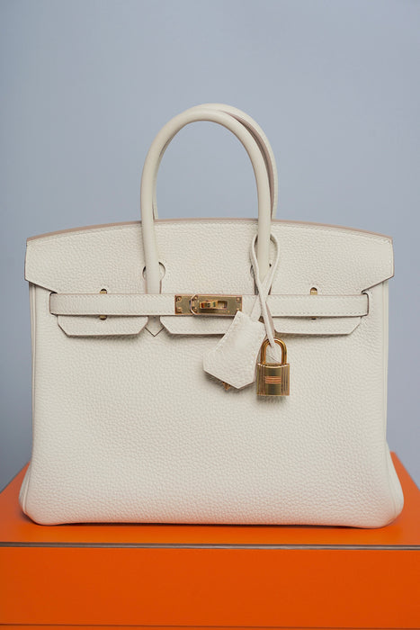 Hermes Birkin 25 in Craie Togo Rghw