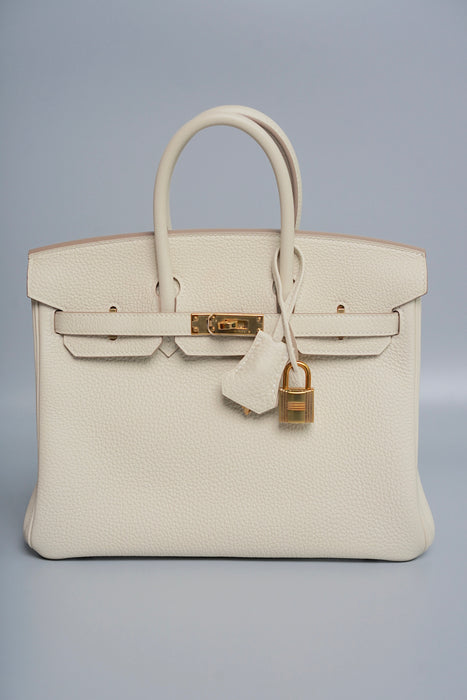 Hermes Birkin 25 in Craie Togo Rghw