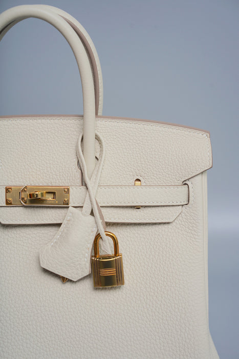 Hermes Birkin 25 in Craie Togo Rghw
