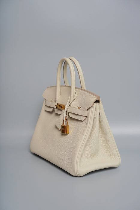Hermes Birkin 25 in Craie Togo Rghw