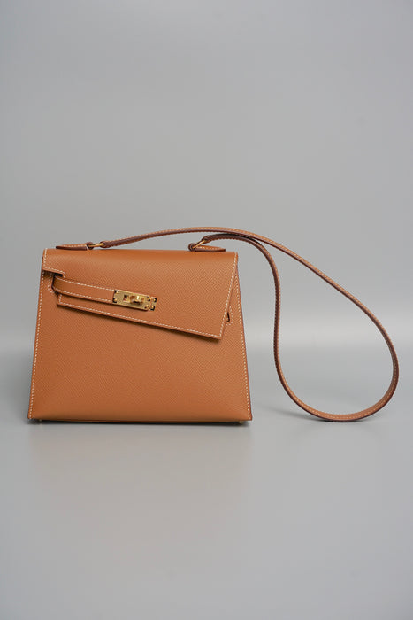 Hermes Kelly Desordre in Gold Epsom Ghw