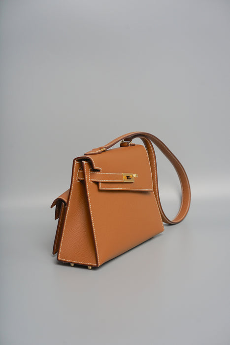 Hermes Kelly Desordre in Gold Epsom Ghw