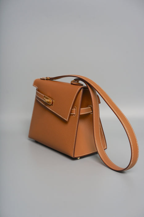 Hermes Kelly Desordre in Gold Epsom Ghw