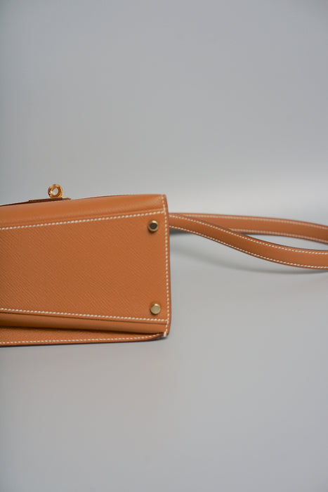 Hermes Kelly Desordre in Gold Epsom Ghw