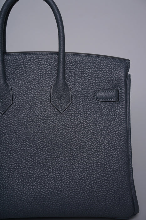Hermes Birkin 25 in Gris Misty Togo Ghw (Brand New)