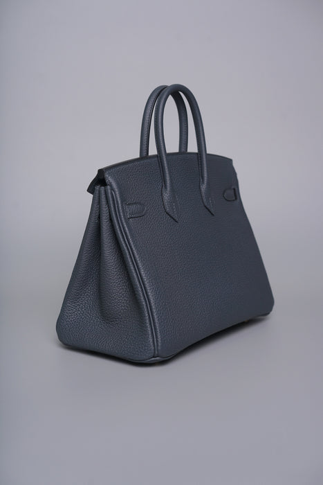 Hermes Birkin 25 in Gris Misty Togo Ghw (Brand New)