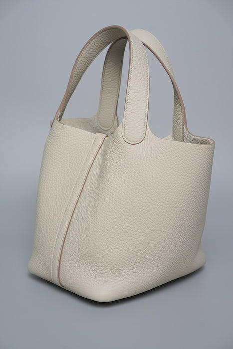Hermes Picotin 18 in Beton Ghw (Brand New)