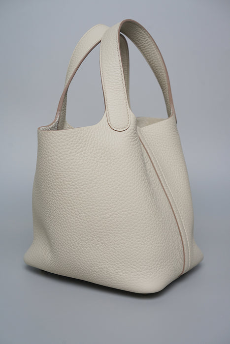 Hermes Picotin 18 in Beton Ghw (Brand New)