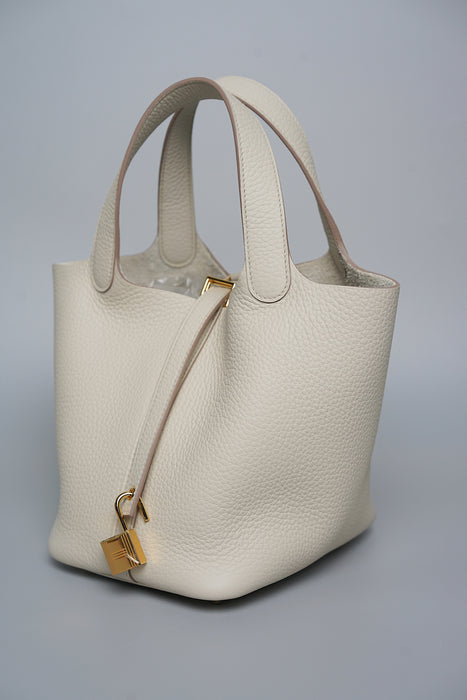 Hermes Picotin 18 in Beton Ghw (Brand New)