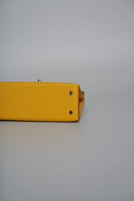 Hermes Kelly 20 in Jaune Ambre Epsom Phw (Brand New)