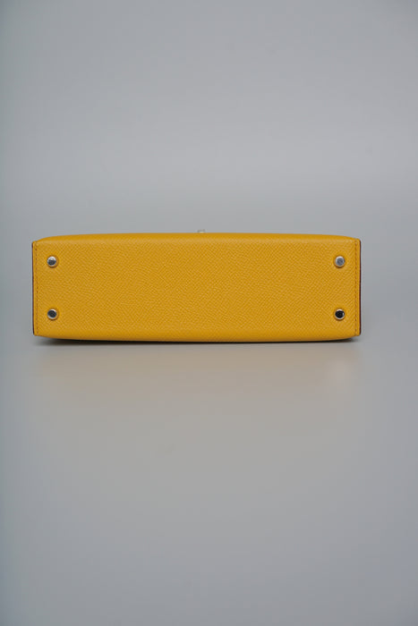 Hermes Kelly 20 in Jaune Ambre Epsom Phw (Brand New)
