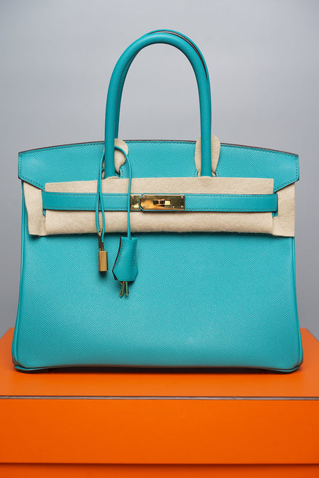 Hermès Kelly 28 Blue Paon