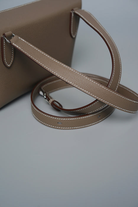 Hermes Videopouches in Etoupe Epsom Phw (Brand New)