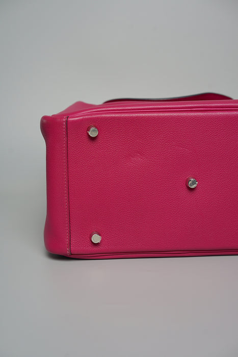 Hermes Lindy 30 in Rose Pourpre Phw