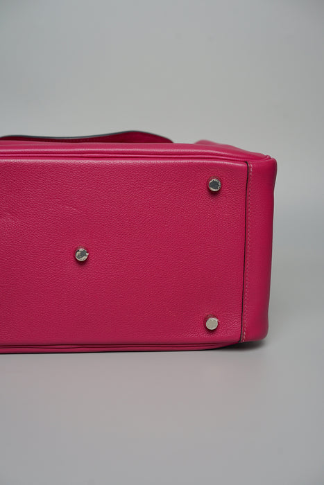 Hermes Lindy 30 in Rose Pourpre Phw