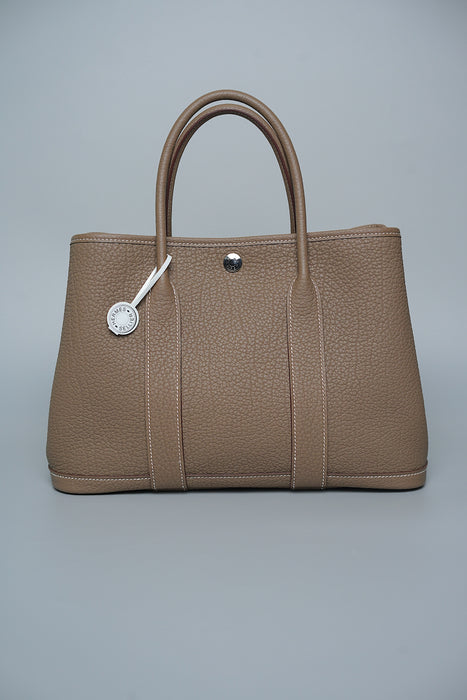 Hermes Garden Party 30 in Etoupe Phw (Brand New)