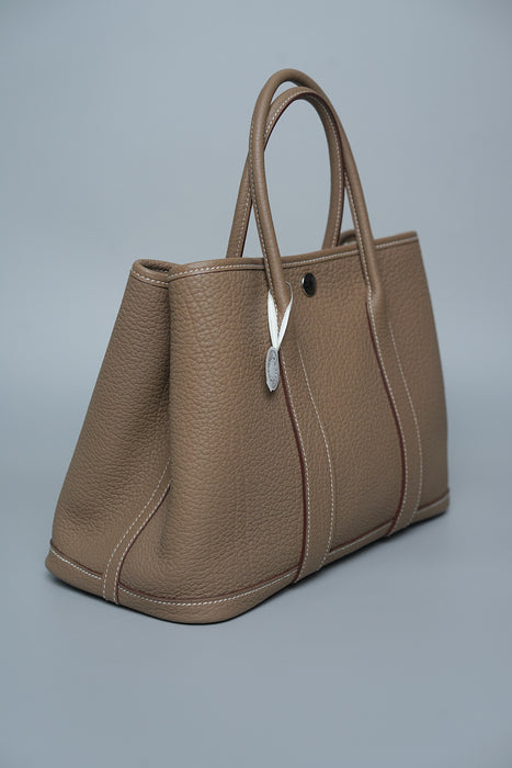 Hermes Garden Party 30 in Etoupe Phw (Brand New)